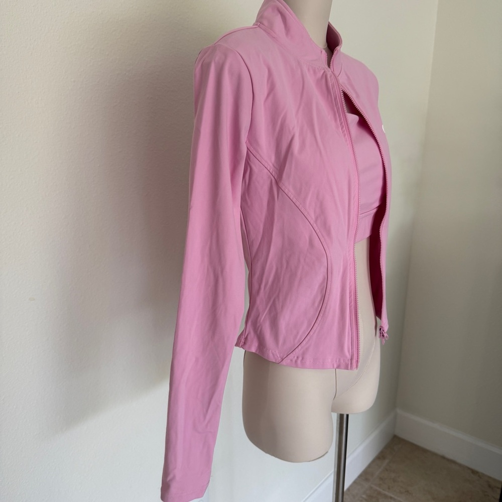 Astoria ~ LUXE BALANCE Zip Up Jacket - Candy Pink (M) - Picture 9 of 16